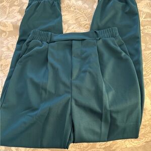 Chic Teal Trousers